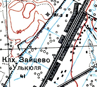 План деревни Зайцево. 1931 год
