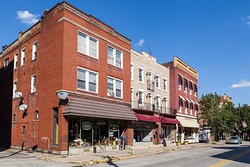 North side of 100 block of Market Street, looking east