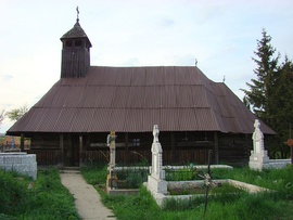 Wooden church in Ghirbom