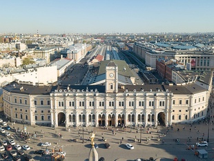 Здание Московского вокзала на площади Восстания, 2021 год