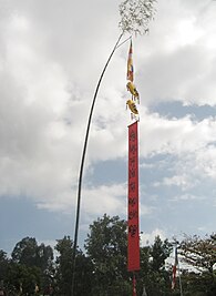 Street decoration honouring the Year of the Dragon (2012).