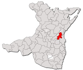 Location in Constanța County