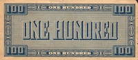 100 долларов КША с изображением негров-рабов на плантации. Ричмонд, 1862 