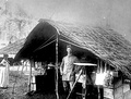 German surveyor in Kamerun, 1884.