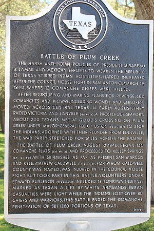 Исторический маркер на месте сражения