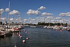 There is a boat harbour for guest boats along Pohjoisranta in front of the island.