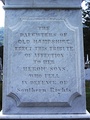 Confederate Memorial detail