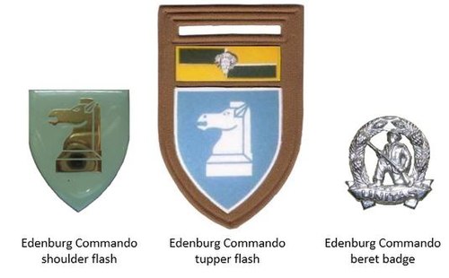 SADF era Edenburg Commando insignia