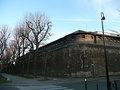 North face of the La Santé Prison, taken from Boulevard Arago.