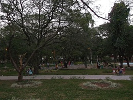 Walkway seen from near the tower