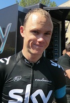 A photograph of Chris Froome.