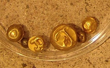 Piloncitos, a type of coin used by the pre-colonial peoples of the archipelago