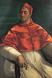 Retratos del papa Clemente VII y el rey Francisco I de Francia, principales rivales del emperador Carlos V de la Liga de Cognac.