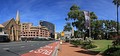 Bus lane in Church Street, Parramatta, Australia