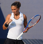 World No. 1 doubles team of Sara Errani (left) and Roberta Vinci (right), winner of eight titles in 2012, dominated the doubles field in early 2013, picking up three titles in two months, including a third Grand Slam trophy at the Australian Open (def. Barty/Dellacqua).[2]