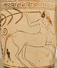 Diosphos Painter, white-ground lekythos (500 BC)