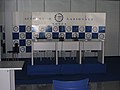 Sala de rueda de prensa para los tres primeros clasificados