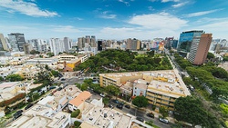 View of Lima from Miraflores District