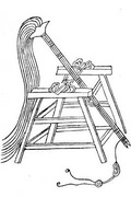 Sìjiǎo "Four Footed" traction trebuchet from the Wujing Zongyao[67]