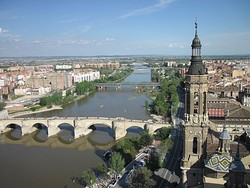 Эбро в Сарагосе. Каменный мост