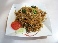 Mie goreng, a Chinese dish completely assimilated into Indonesian mainstream cuisine