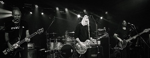 Puddle of Mudd performing in 2018