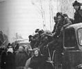 On January 26, 1956, the border gates were opened and the first Finnish troops returned to Porkkala