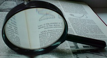 A magnifying glass