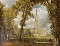 La catedral de Salisbury, vista desde el jardín del palacio arzobispal, cuadro de John Constable.