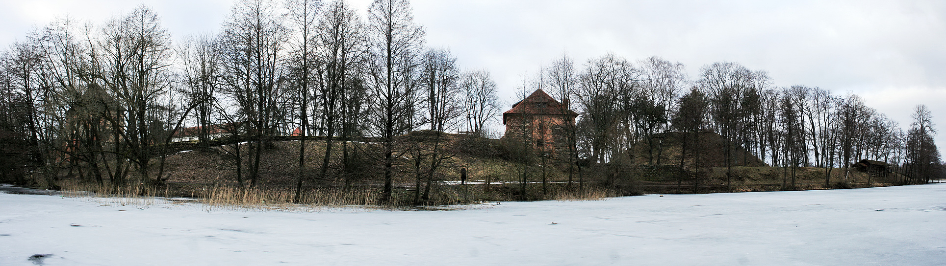  Trakai Peninsula Castle panorama from the eastern side