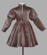 Men's dress made of red silk (1480–90) to be buttoned on the front, History Museum of Bern (Switzerland)