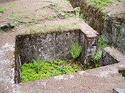 Small shelter without roof