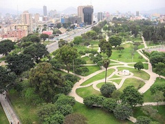 Campo de Marte is one of the largest parks in the metropolitan area of Lima.