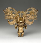 Pendant (Tairona); 10th–16th century; gold; height: 14 cm; Metropolitan Museum of Art