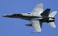 An example of a jet fighter aircraft, a CF-18 Hornet