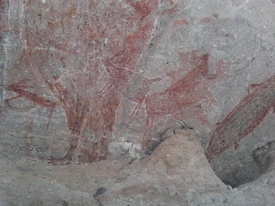 Pinturas rupestres de la sierra de San Francisco (Baja California Sur), testimonio cultural de los pueblos aridoamericanos.