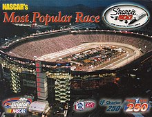 The 2001 Sharpie 500 program cover.