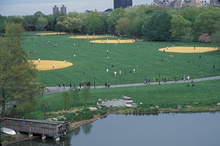 The Great Lawn before renovations in the late 1970s