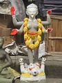 Half finished Goddess Kali idol