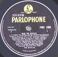 With the Beatles (side 1) – Parlophone yellow and black label