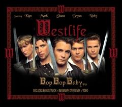 Обложка сингла Westlife «Bop Bop Baby» (2002)