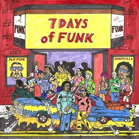 Обложка альбома 7 Days of Funk (Dâm-Funk & Snoopzilla) «7 Days of Funk» (2013)