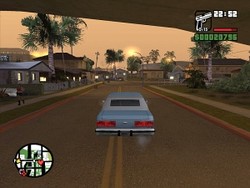 Игровой процесс в GTA: San Andreas продолжает практику сочетания элементов экшена и автомобильного симулятора. 
