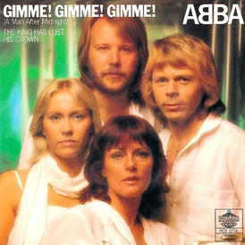 Обложка сингла ABBA «Gimme! Gimme! Gimme! (A Man after Midnight)» (1979)