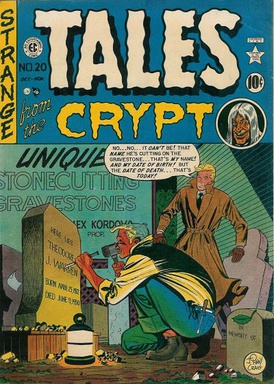 Обложка Tales from the Crypt #20, являющегося первым номером серии