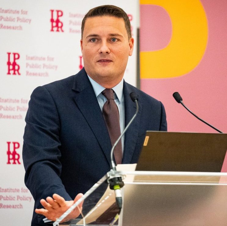 Article thumbnail: Health Secretary Wes Streeting delivers a speech at an Institute for Public Policy event in the Aldersgate Room, Central Hall Westminster, London. The IPPR is hosting the event to mark the conclusion of its cross-party Commission on Health and Prosperity. Picture date: Wednesday September 18, 2024. PA Photo. See PA story HEALTH Streeting. Photo credit should read: Aaron Chown/PA Wire