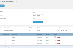 Managing Field Groups