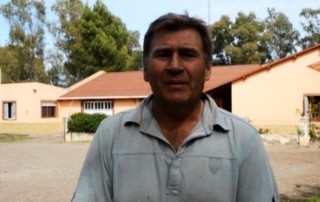 Roberto Miller, a farmer in the semi-arid Northern Patagonia region