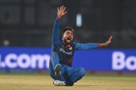 Afghanistan&#039;s star player Rashis Khan missed the first match of the series against South Africa but picked up five wickets on his return in the second game [Gareth Copley/Getty Images]