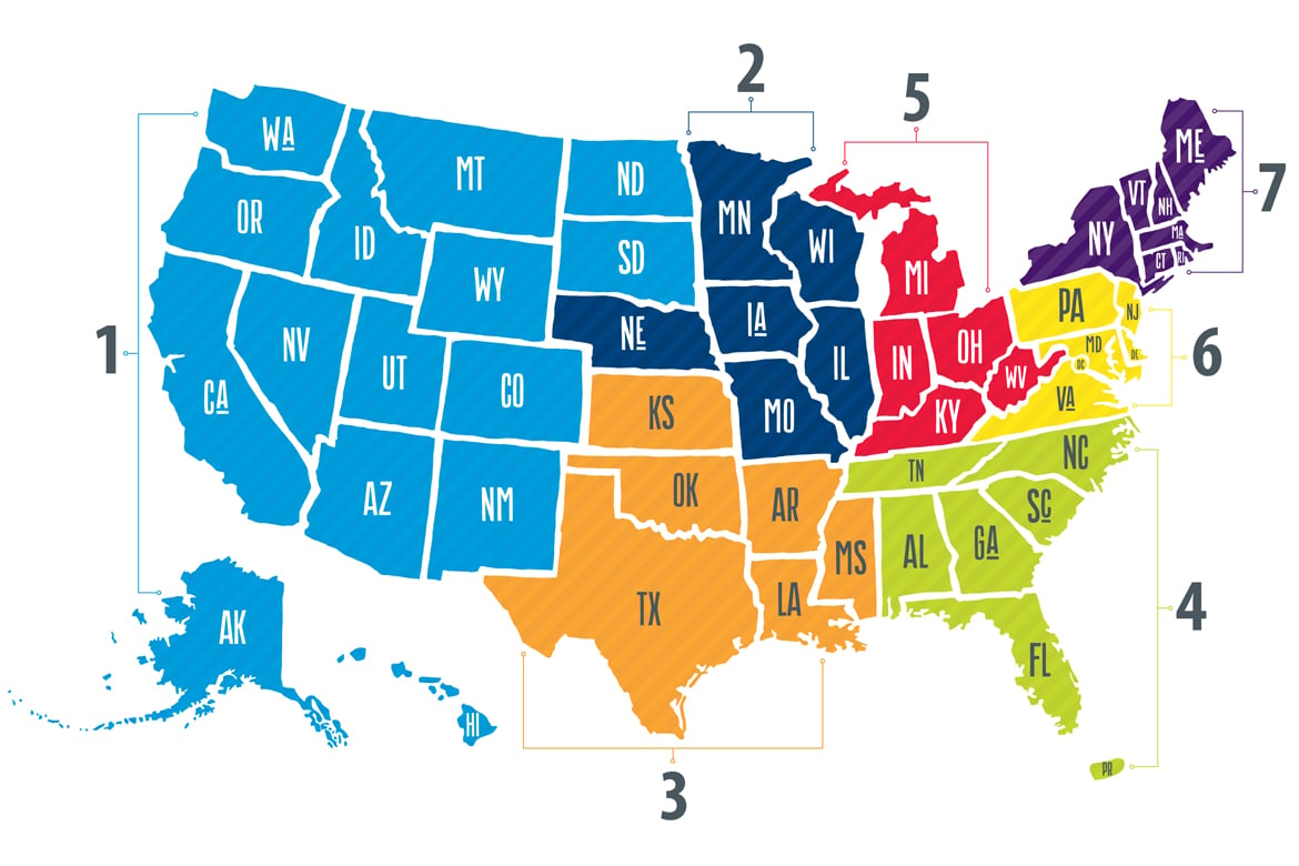 MSS Region Map